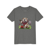 Vintage Bulldog Football Starkville MS Bella Canvas Youth Tee, Kids Graphic Shirt, Children Sports Jersey, Game Day Apparel, Bulldog Fan