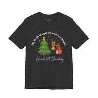 Churchill Elementary Tinsel in Tangle Christmas Shirt, Bella Canvas Unisex Tee - Holiday Xmas Gift Apparel, Festive School Spirit Outfit,