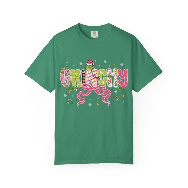 Grinch Christmas T-Shirt | Holiday Party Tee, Unisex Gift, Eco-Friendly, Casual Wear, Fun Christmas Apparel