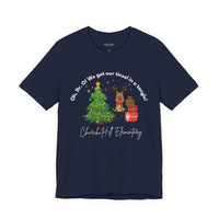 Churchill Elementary Tinsel in Tangle Christmas Shirt, Bella Canvas Unisex Tee - Holiday Xmas Gift Apparel, Festive School Spirit Outfit,
