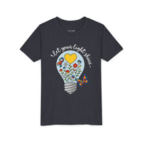 Inspirational Bella Canvas Youth Tee: Let Your Light Shine, Kids T-Shirt, Motivational Gift, Summer Wear, Autism Awareness