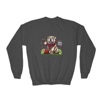 Vintage Bulldog Football Starkville MS Youth Crewneck Sweatshirt, Gildan Sweatshirt for Kids, Bulldog Athletic Team Sweatshirt, Mississippi