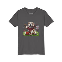 Vintage Bulldog Football Starkville MS Bella Canvas Youth Tee, Kids Graphic Shirt, Children Sports Jersey, Game Day Apparel, Bulldog Fan