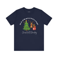 Churchill Elementary Tinsel in Tangle Christmas Shirt, Bella Canvas Unisex Tee - Holiday Xmas Gift Apparel, Festive School Spirit Outfit,