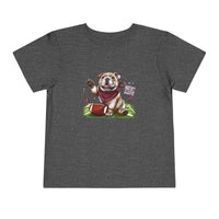 Vintage Bulldog Football Starkville MS Toddler Short Sleeve Tee, Kids Campus Football Shirt, Youth Retro Bulldog Sports T-Shirt, Children's