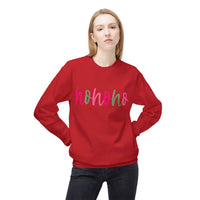 Cheerful 'Ho Ho Ho' Sweatshirt for Everyday Joy, Cozy Gift for Friends, Relaxed Style for Celebrations, Cute Casual Wear, Gildan Softstyle