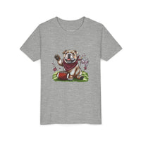 Vintage Bulldog Football Starkville MS Bella Canvas Youth Tee, Kids Graphic Shirt, Children Sports Jersey, Game Day Apparel, Bulldog Fan