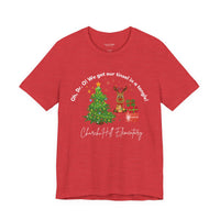 Churchill Elementary Tinsel in Tangle Christmas Shirt, Bella Canvas Unisex Tee - Holiday Xmas Gift Apparel, Festive School Spirit Outfit,