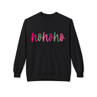 Cheerful 'Ho Ho Ho' Sweatshirt for Everyday Joy, Cozy Gift for Friends, Relaxed Style for Celebrations, Cute Casual Wear, Gildan Softstyle