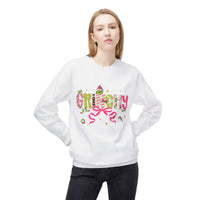 Grinchy Fleece Crewneck Sweatshirt, Cozy Holiday Apparel, Funny Christmas Gift, Unisex Sweater for Winter, Festive Pullover