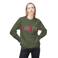 Cheerful 'Ho Ho Ho' Sweatshirt for Everyday Joy, Cozy Gift for Friends, Relaxed Style for Celebrations, Cute Casual Wear, Gildan Softstyle