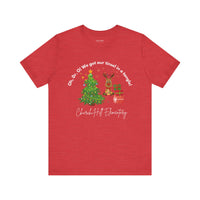 Churchill Elementary Tinsel in Tangle Christmas Shirt, Bella Canvas Unisex Tee - Holiday Xmas Gift Apparel, Festive School Spirit Outfit,