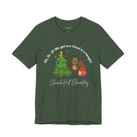 Churchill Elementary Tinsel in Tangle Christmas Shirt, Bella Canvas Unisex Tee - Holiday Xmas Gift Apparel, Festive School Spirit Outfit,