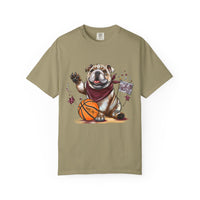 Comfort Colors Bulldog T-Shirt | Unisex Garment-Dyed Tee for Basketball, Athletics, MSU, Starkville MS