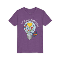 Inspirational Bella Canvas Youth Tee: Let Your Light Shine, Kids T-Shirt, Motivational Gift, Summer Wear, Autism Awareness