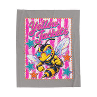 Yellow Jackets Velveteen Plush Blanket for Fans & Students
