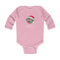'Jolly' Disco Christmas Ball Rabbit Skins Baby Onesie