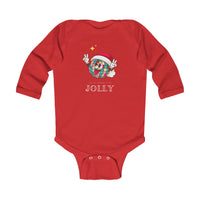 'Jolly' Disco Christmas Ball Rabbit Skins Baby Onesie