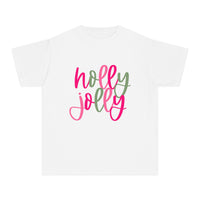 'Holly Jolly' Comfort Colors Youth T-shirt for Christmas
