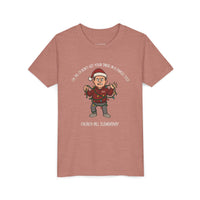 Festive Youth Tee, Holiday Shirt, Christmas Tee, Kids Graphic Tee, Fun Holiday Apparel, Santa Humor Shirt