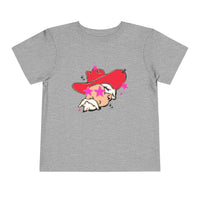 Toddler Bella Canvas Tee. Preppy Mascot T-shirt for girls, Colonel Reb outfit, Ole Miss Rebels football outfit, College Football, SEC