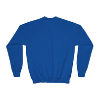 Youth Gildan Crewneck Sweatshirt with Preppy Mascot, Colonel Reb, Ole Miss Rebel Football outfit, College Football, SEC