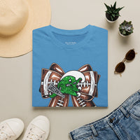 'Green Wave' Glitter Bow Gildan Soft-style T-shirt