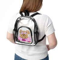 Clear Stadium Backpack — Pink College Football MSU Bulldogs (SEC)