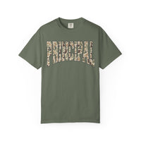 'Principal' Camo Graphic Comfort Colors T-Shirt
