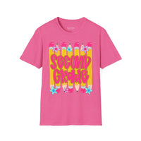 Second Grade T-Shirt — Cute Pencil School Tee for Teachers