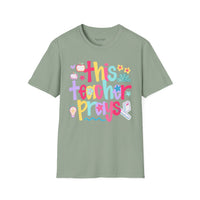 'This Teacher Prays' Gildan Soft-style T-shirt