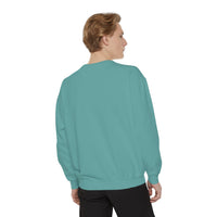 Neon Thanksgiving Turkey Comfort Colors Unisex Crewneck Sweatshirt