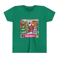 Festive Youth Tee - Christmas Shirt, Holiday Gift, Kids T-Shirt, Colorful Winter Apparel, Cute Seasonal Wear
