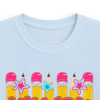 Kindergarten Kids Tee — Colorful Pencil Back‑to‑School Shirt
