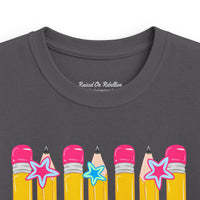 Kids Tee — Pink Pencils 'Pre-K' Back-to-School Graphic Shirt