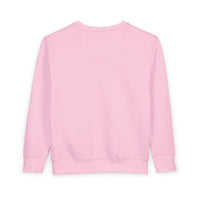 Bulldog with Pink Stars Rabbit Skins Toddler Sweatshirt