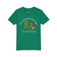 'We Got Our Tinsel in a Tangle' Church Hill Elementary Bella Canvas Youth T-shirt