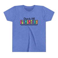 'Church Hill Elementary' Youth Bella Canvas T‑Shirt
