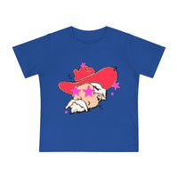 Bella Canvas Infant Tee, Preppy Mascot, Colonel Reb baby girl T-shirt, Ole Miss Rebels, College Football, SEC