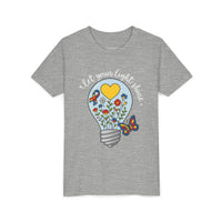 'Let Your Light Shine' Autism Awareness Bella Canvas Youth T-shirt