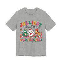 SPED Teacher Jolly Christmas Tee, Bella Canvas Shirt