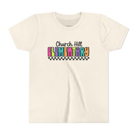 'Church Hill Elementary' Youth Bella Canvas T‑Shirt