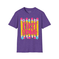 First Grade Women's T‑Shirt — Cute Back to School Pencil Design