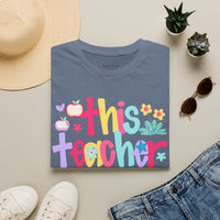'This Teacher Prays' Gildan Soft-style T-shirt