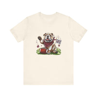 Vintage Bulldog Pride Football Bella Canvas Unisex T-shirt