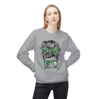 Band Mom Messy Bun Gildan Softstyle Midweight Sweatshirt