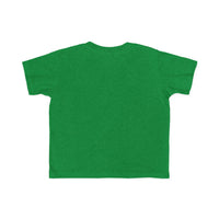 'Green Wave' Glitter Football Bow Toddler Rabbit Skins T-shirt