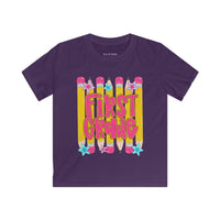First Grade Kids T‑Shirt — Pencil Back-to-School Tee