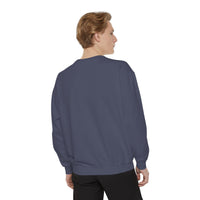 Neon Thanksgiving Turkey Comfort Colors Unisex Crewneck Sweatshirt