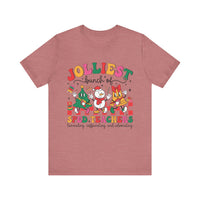 SPED Teacher Jolly Christmas Tee, Bella Canvas Shirt